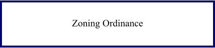 zoning ordinance